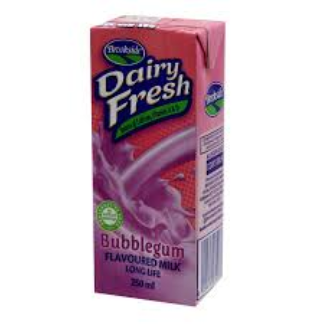 BROOKSIDE BUBLEGUM  FLAV.UHT MILK 250ML